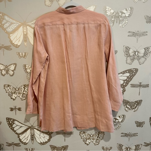 Garnet Hill Linen Shirt - Picture 4 of 5